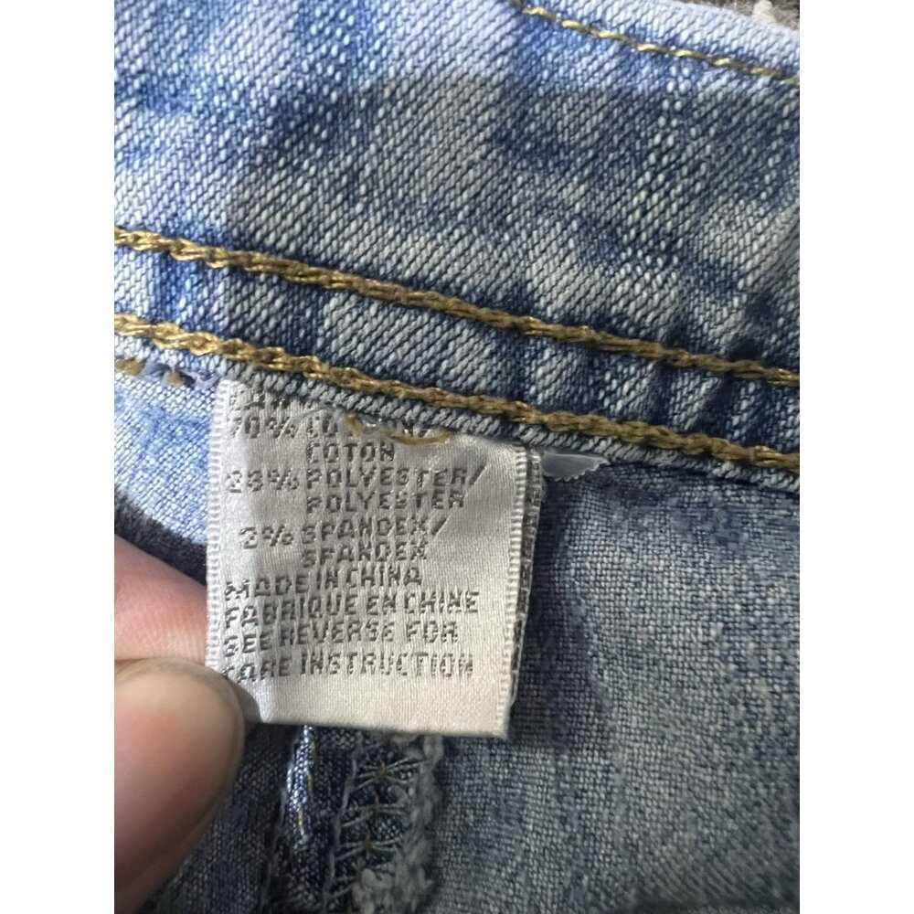 Vintage Y2K Akademiks AKDMKS Flare Patch SZ 15 33” waist Jeans Streetwear 90s - Picture 5 of 10